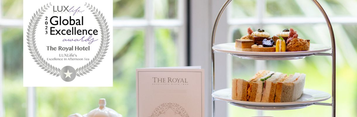 Afternoon tea at The Royal Hotel, Isle of Wight