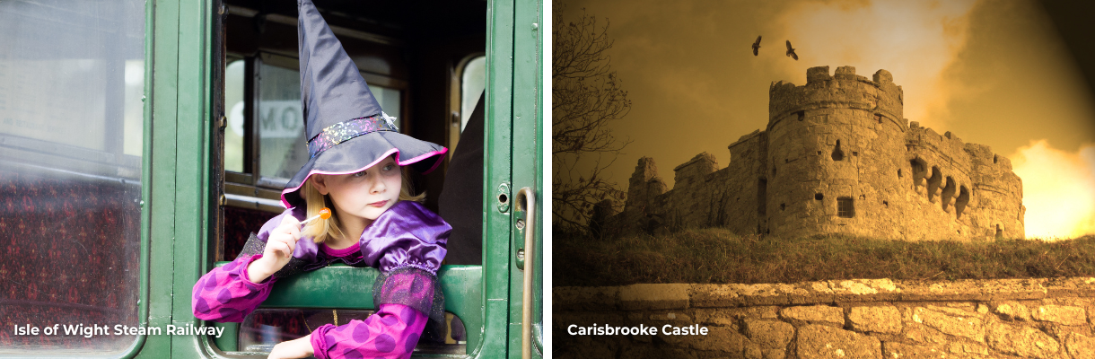 October half term events at Isle of Wight Steam Railway and Carisbrooke Castle