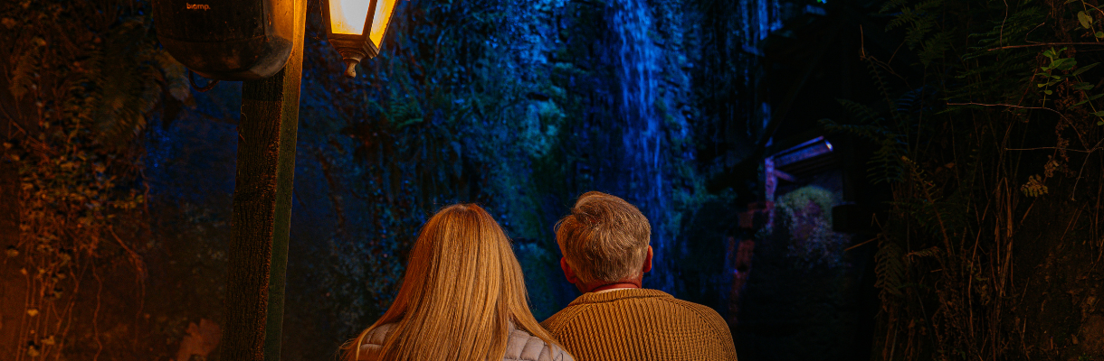 Couple at Shanklin Chine on the Isle of Wight