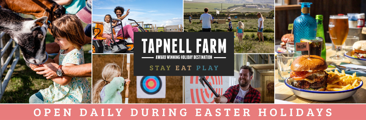 Activities at Tapnell Farm Park & food at The Cow, Isle of Wight